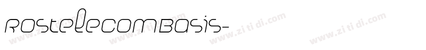 Rostelecom Basis字体转换